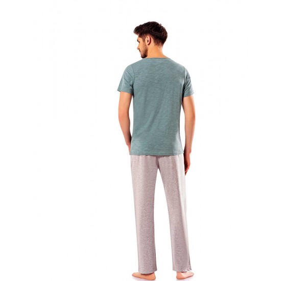 Şahinler Erkek Pijama Takımı MEP24915-1 Yeşil Şahinler Erkek Pijama Takımı MEP24915-1 Yeşil