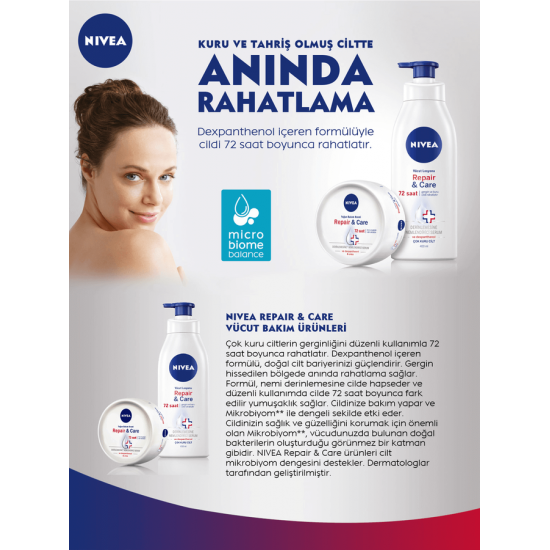 Nivea Repair & Care Vücut Losyonu Çok Kuru Ciltler İçin 400 ml Nivea Repair & Care Vücut Losyonu Çok Kuru Ciltler İçin 400 ml