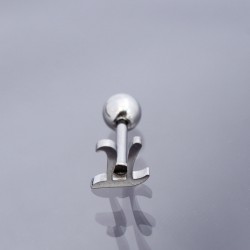 Gümüş Renk Pİ Sembol 316L Cerrahi Çelik Piercing