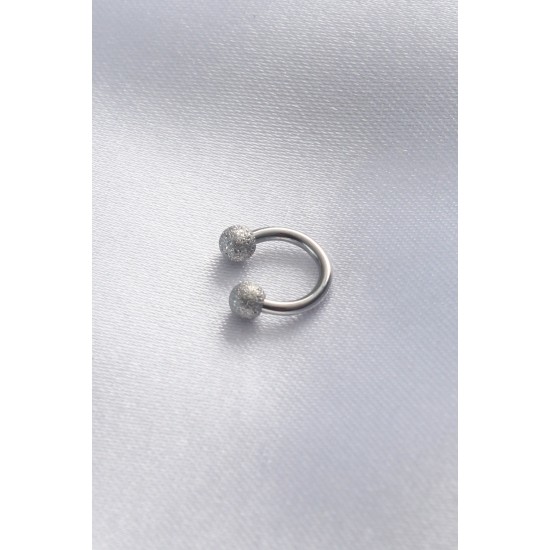 316L Cerrahi Çelik Simli Minimal Toplu Gümüş Renk Halka Piercing 316L Cerrahi Çelik Simli Minimal Toplu Gümüş Renk Halka Piercing