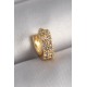 316L Çelik Gold Renk Zirkon Taşlı Tragus Piercing