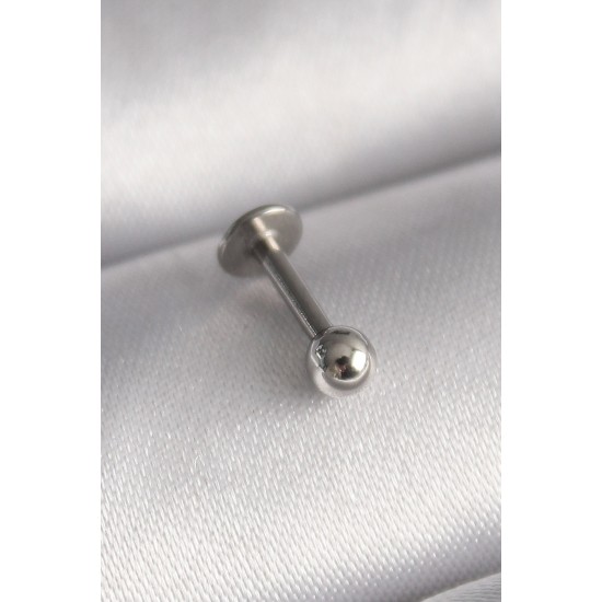 316L Çelik Gümüş Renk Topçuk Piercing 316L Çelik Gümüş Renk Topçuk Piercing
