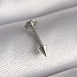 316L Çelik Gümüş Renk Çivi Model Piercing