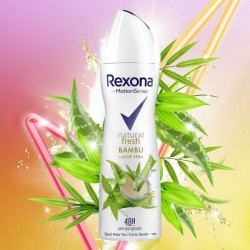 Rexona Kadın Sprey Deodorant Bambu & Aloe Vera 72 Saat Kesintisiz Üstün Koruma  150 ml