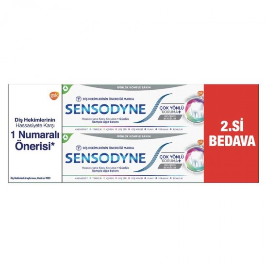Sensodyne Diş Macunu Çok Yönlü Koruma 2 li 50 ml Sensodyne Diş Macunu Çok Yönlü Koruma 2 li 50 ml