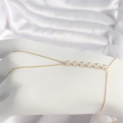Pirinç Gold Renk Zirkon Taşlı Yıldız Model Kadın Şahmeran