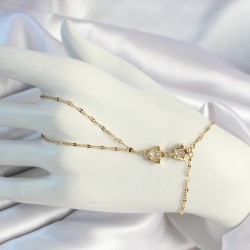 316L Çelik Zincirli Gold Renk Yıldız Şahmeran