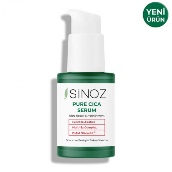 Sinoz Pure Cica Ultra Onarıcı ve Besleyici Bakım Serumu 30 ml Sinoz Pure Cica Ultra Onarıcı ve Besleyici Bakım Serumu 30 ml