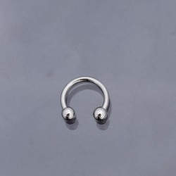 Yarım Halka Silver Renk 316L Cerrahi Çelik Piercing