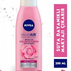 Nivea Micellar 200 ml Gül Suyu İçeren Süt-Tonik