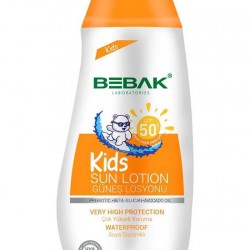 Bebak Kids Suya Dayanıklı Güneş Losyonu Spf 50+ 200 ml