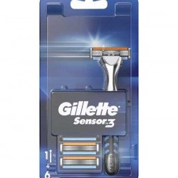 Gillette Sensor Tıraş Makinesi Yedek 6 Bıçak