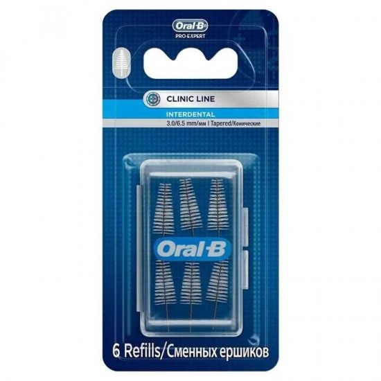 Oral B Clinic Line İnterdental Arayüz Fırça Yedeği 6 Adet Oral B Clinic Line İnterdental Arayüz Fırça Yedeği 6 Adet