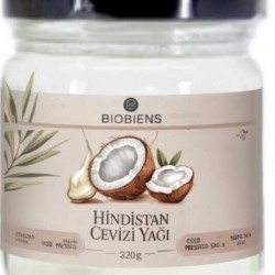 Biobiens Hindistan Cevizi Yağı 320 gr