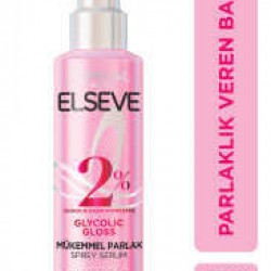 Elseve Glycolic Gloss Mükemmel Parlaklık Veren Saç Bakım Sprey Serumu 150 ml