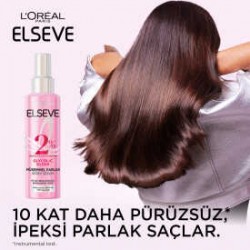 Elseve Glycolic Gloss Mükemmel Parlaklık Veren Saç Bakım Sprey Serumu 150 ml