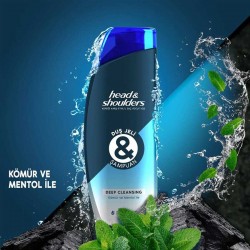 Head&Shoulders Duş Jeli ve Şampuan Deep Cleansing 360 ml