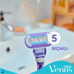 Gillette Venus Extra Smooth Swirl Kadın Tıraş Makinesi + 2 Bıçak