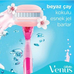 Gillette Venus Comfortglide Spa Breeze Kadın Tıraş Makinesi + 4 Yedek Başlık