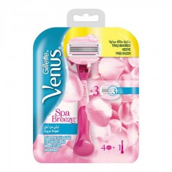 Gillette Venus Spa Breeze Tıraş Makines + 4 Yedek Bıçağı