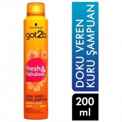 Got2b Fresh & Fabulous Kuru Şampuan 200 ml