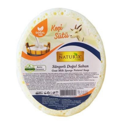 Naturıx Süngerli Doğal Keçi Sütü Sabun 150 g