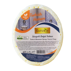 Naturıx Süngerli Doğal Turkish Hamam Sabun 150 g